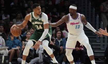 Giannis and Bam Showed Up Courtside to Watch A’ja Wilson. Then the Real Talk Started.