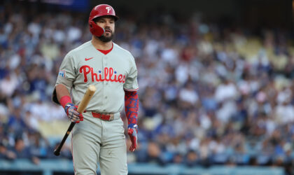Phillies Hold Kyle Schwarber Out Again as Back Issue Lingers in D.C.