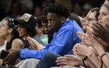 AJ Dybantsa Already Looks Like the Face of DC Sports. He’s Sitting Courtside to Prove It.