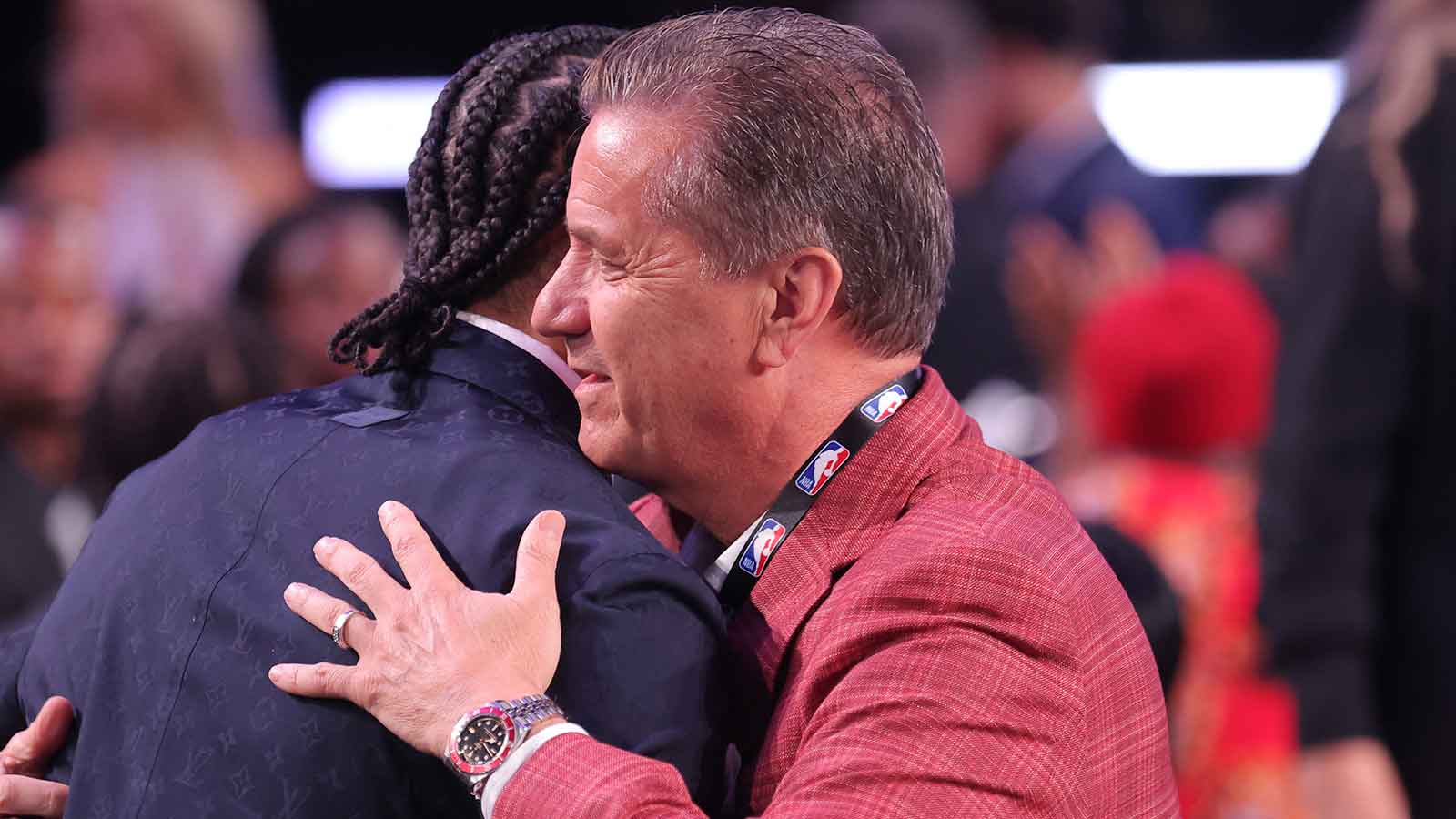 John Calipari Roasts Darius Acuff Jr. at the NBA Draft for Not Running That Fast for Him
