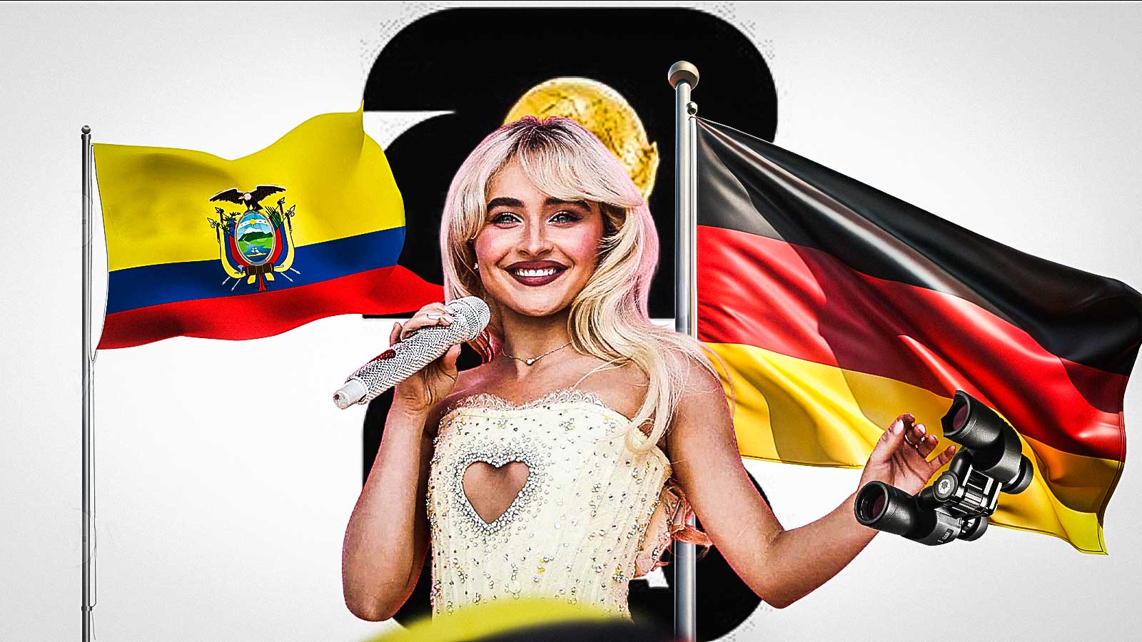 Sabrina Carpenter Needed Binoculars at the World Cup. Yes, Really.