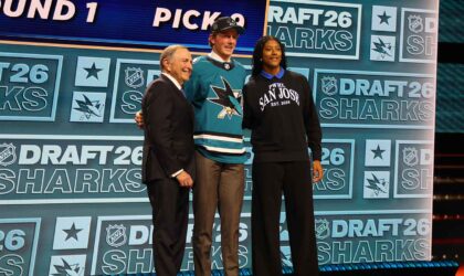 Verhoeff at No. 9? The Sharks just pulled off a draft night heist.