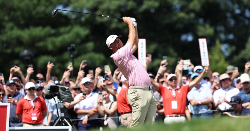 Scheffler Leads Travelers Championship as Rain Stops Play on Sunday