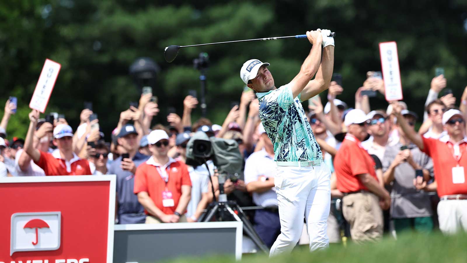 Scheffler and Hovland Forced to Settle It Monday at Travelers Championship
