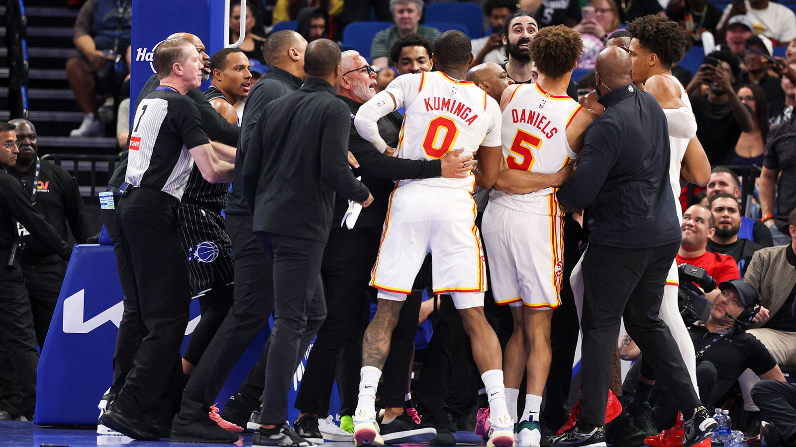 Hawks Fans Can Relax. Orlando Isn’t Trading the Guy Who Hurt Their Center.