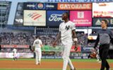 Yankees’ Jazz Chisholm Exits After Head-On Collision with Jasson Dominguez in Outfield