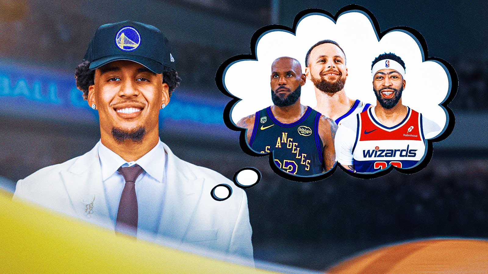 Rookie Yaxel Lendeborg’s Friends Are Already Spamming Him About a LeBron-Joining-the-Warriors Dream Lineup