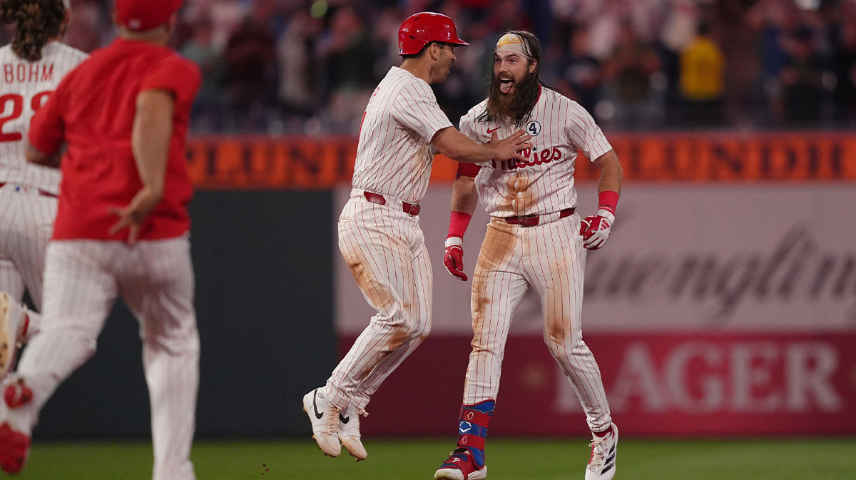 Phillies Broadcasters Wore Giant Fake Beards for Brandon Marsh and It Wasn’t Just a Joke
