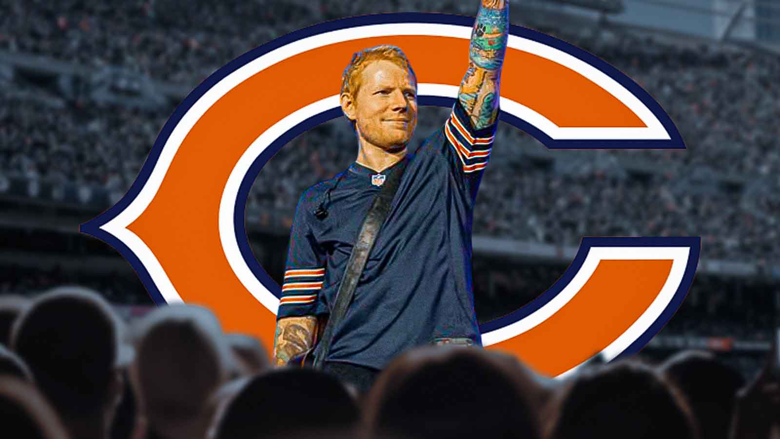 Ed Sheeran Wore a Bears Jersey Onstage and Chicago’s NFL Team Loved It