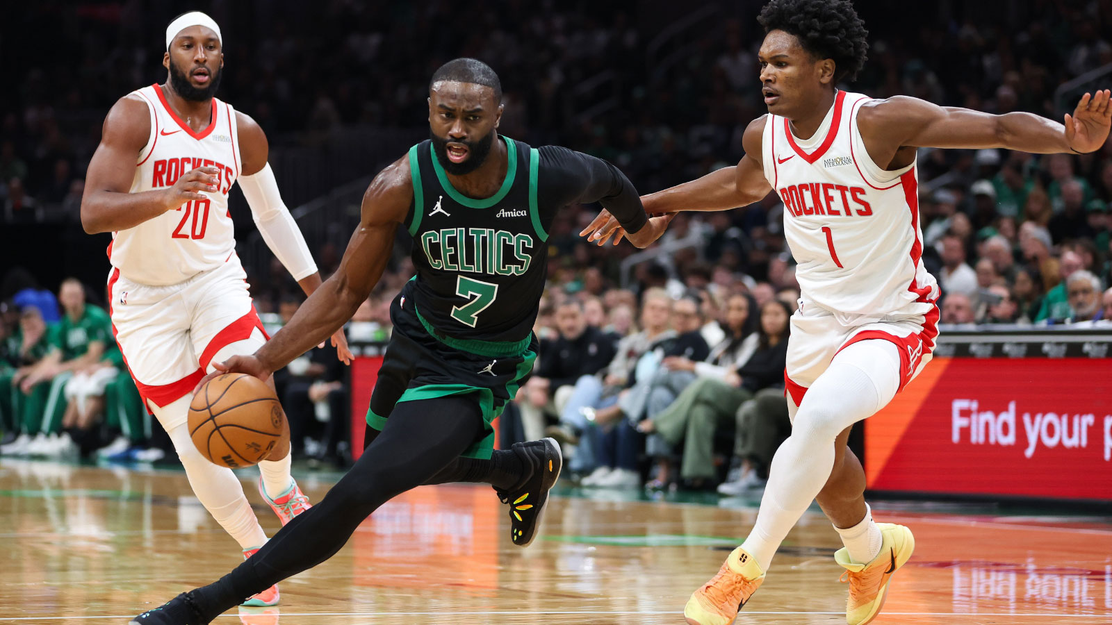 Why Houston’s Front Office Is Staying Quiet on a Jaylen Brown Trade