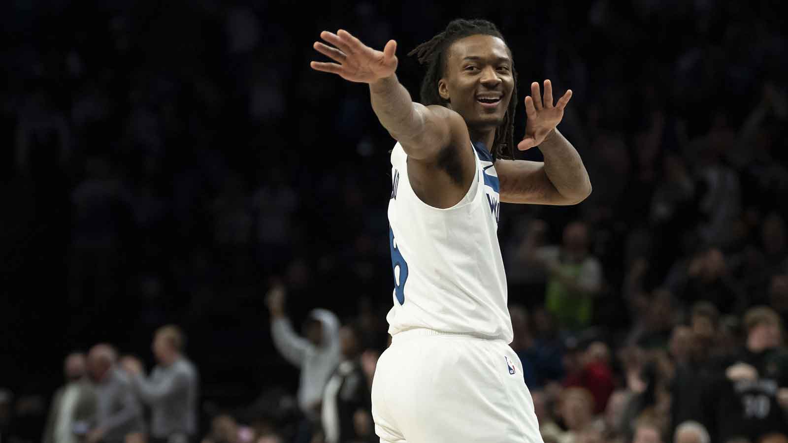 Bones Hyland Stays with Timberwolves on New Deal. The ‘Twin Turbos’ Backcourt Stays Together.