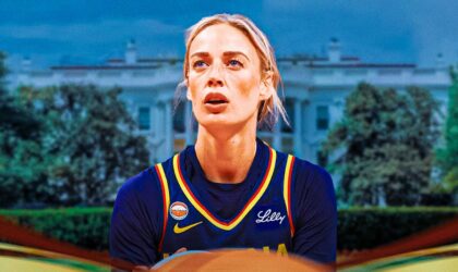 The White House Turned a WNBA Star’s Pointing Meme Into a Political Post and She Hasn’t Said a Word