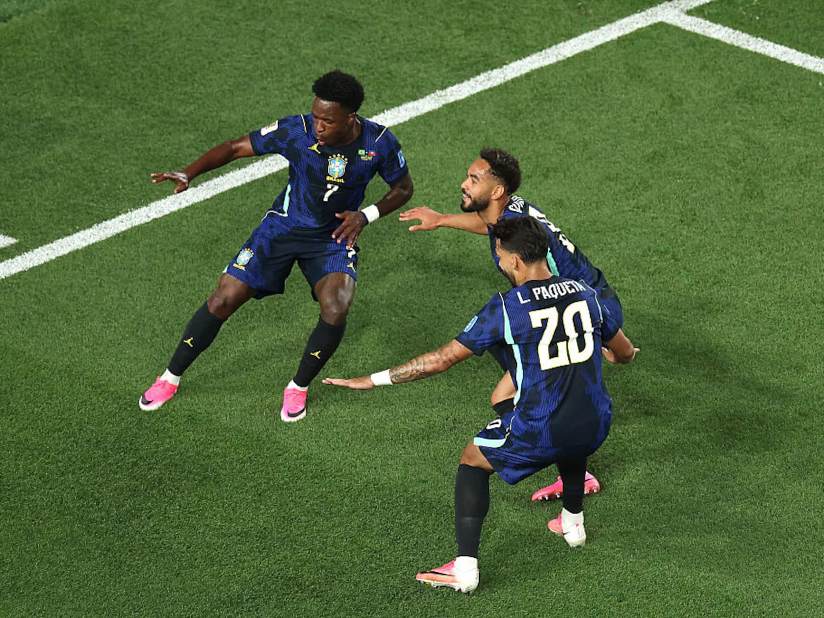 Matheus Cunha and Vinicius Jr. Put on a Show as Brazil Cruises Past Haiti