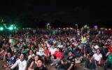 Mexico Fans Invent a New Sport at World Cup Fan Fest and It Involves a Bridge