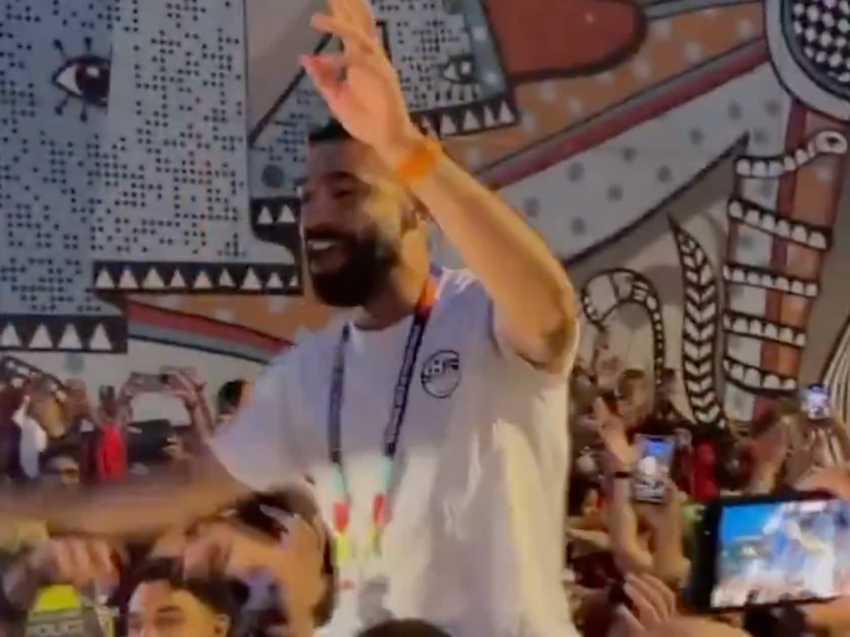 92-Year Wait Over. Mohamed Salah Carried Through Vancouver Streets After Egypt’s First World Cup Win.