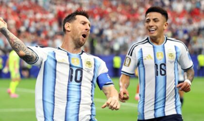 Messi Leads Golden Boot Race With 5 Goals. Mbappe and Haaland Are Right Behind Him.