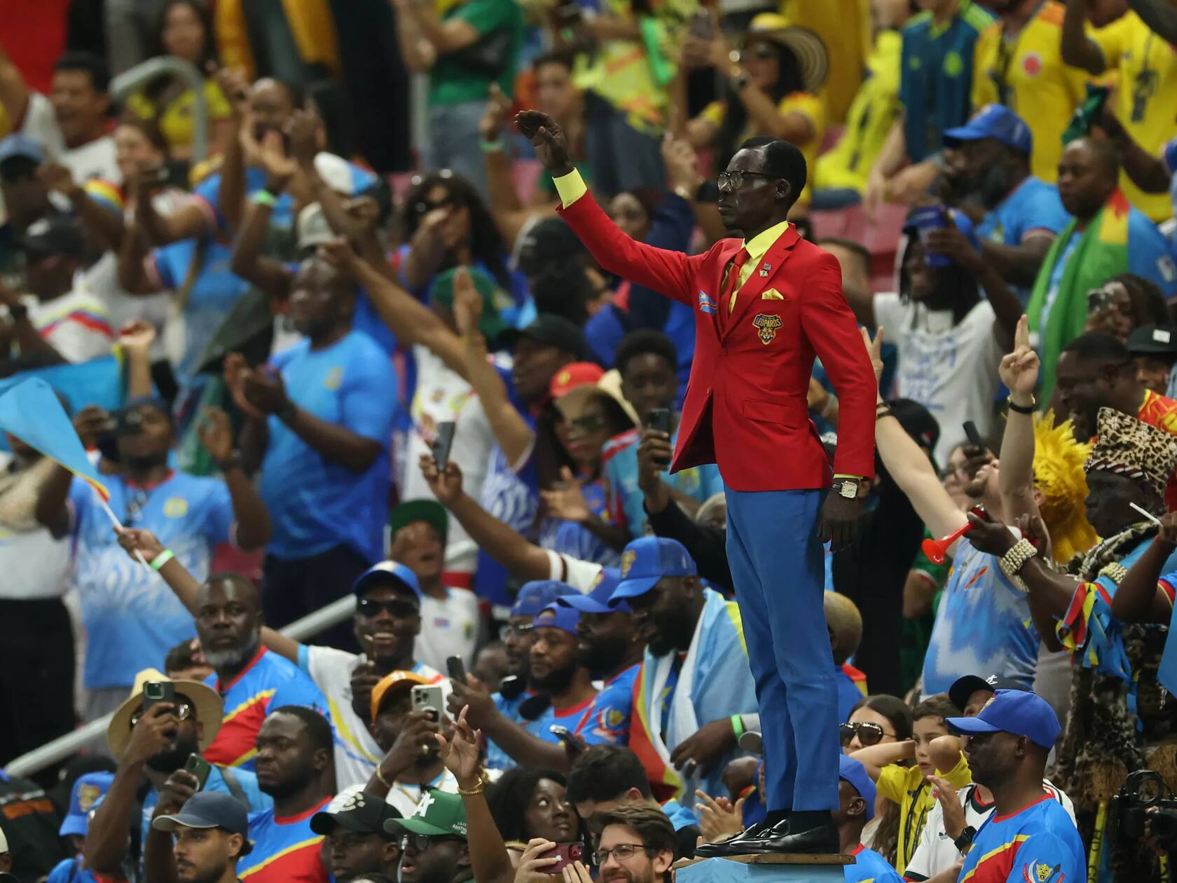 He Stands Still for 90 Minutes. DR Congo’s ‘Living Statue’ Has a Story Deeper Than Soccer.