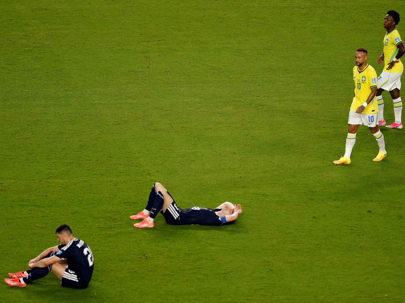 Vinicius Junior Double Sinks Scotland, Brazil Rolls to Group C Title