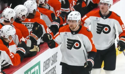 Latvia standout leaves Flyers for Swiss deal after ankle wrecked his NHL season