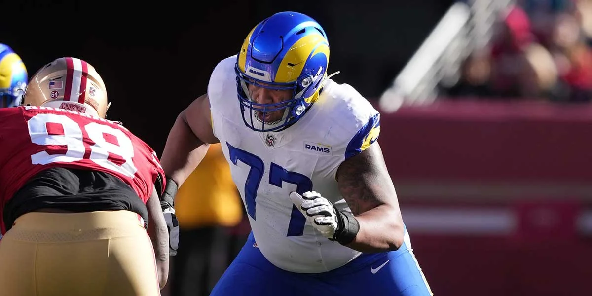 No Felony Charges for Rams’ Alaric Jackson After Domestic Violence Arrest