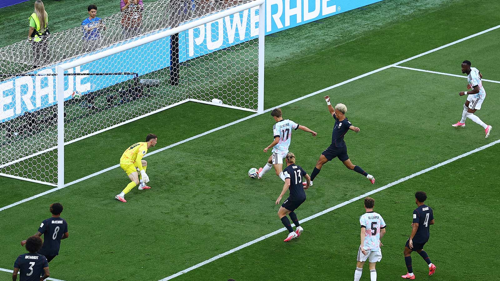 Belgium Punches First in World Cup Knockout Clash Against USMNT