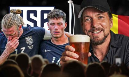 Eddie Vedder Chugged a Beer While USMNT Got Crushed. It Was the Highlight of the Night.