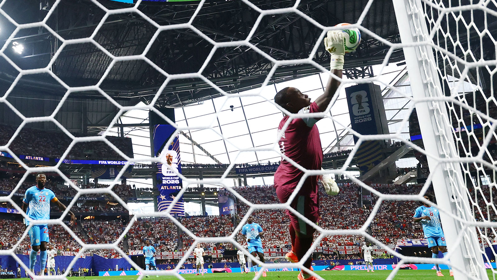 Congo DR Goalkeeper Is Doing His Best Tim Howard Impression Against England