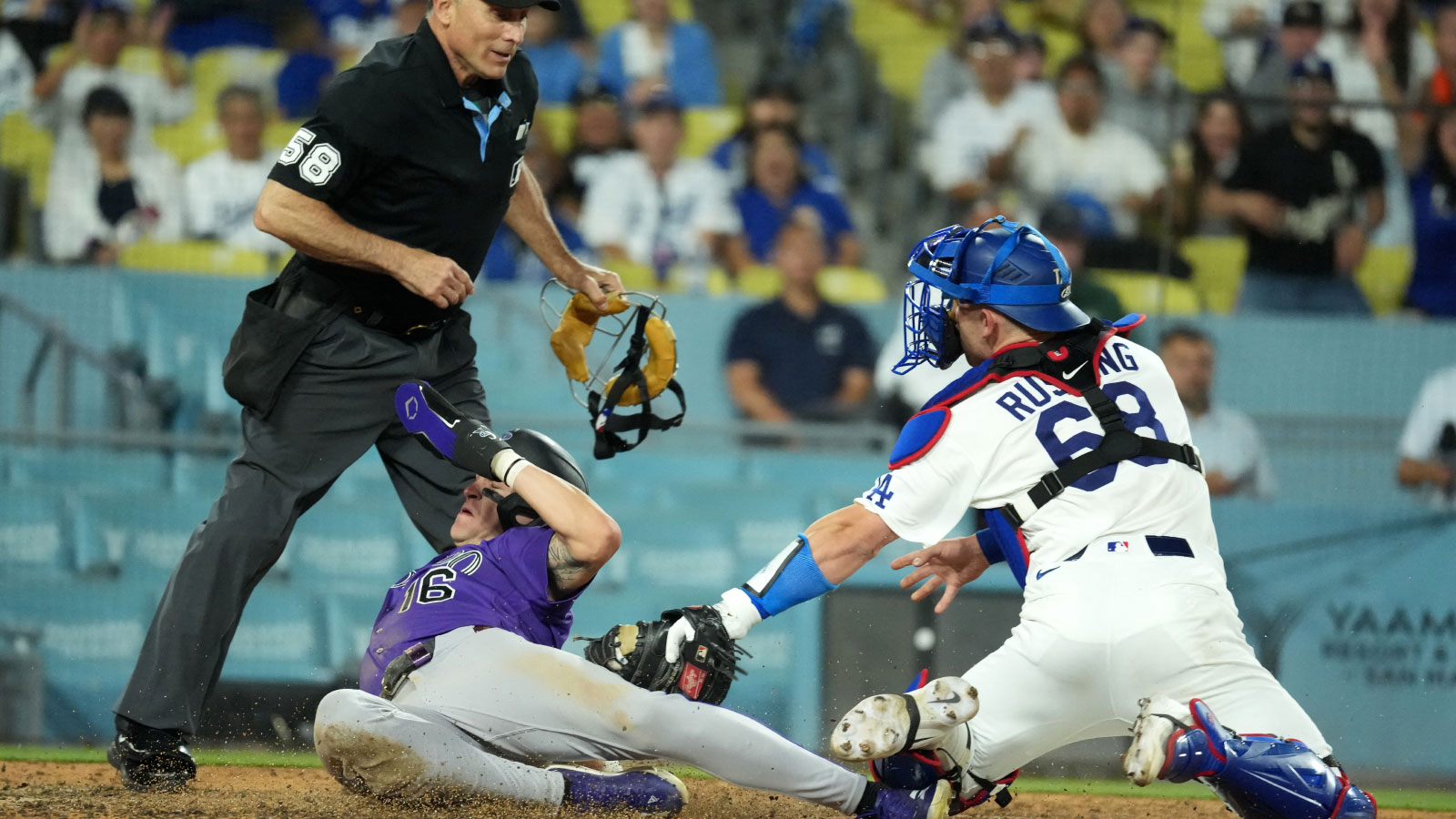 Dalton Rushing Tagged a Rockies Runner and Then Walked It Off. That’s the Dodgers’ Kind of Night.