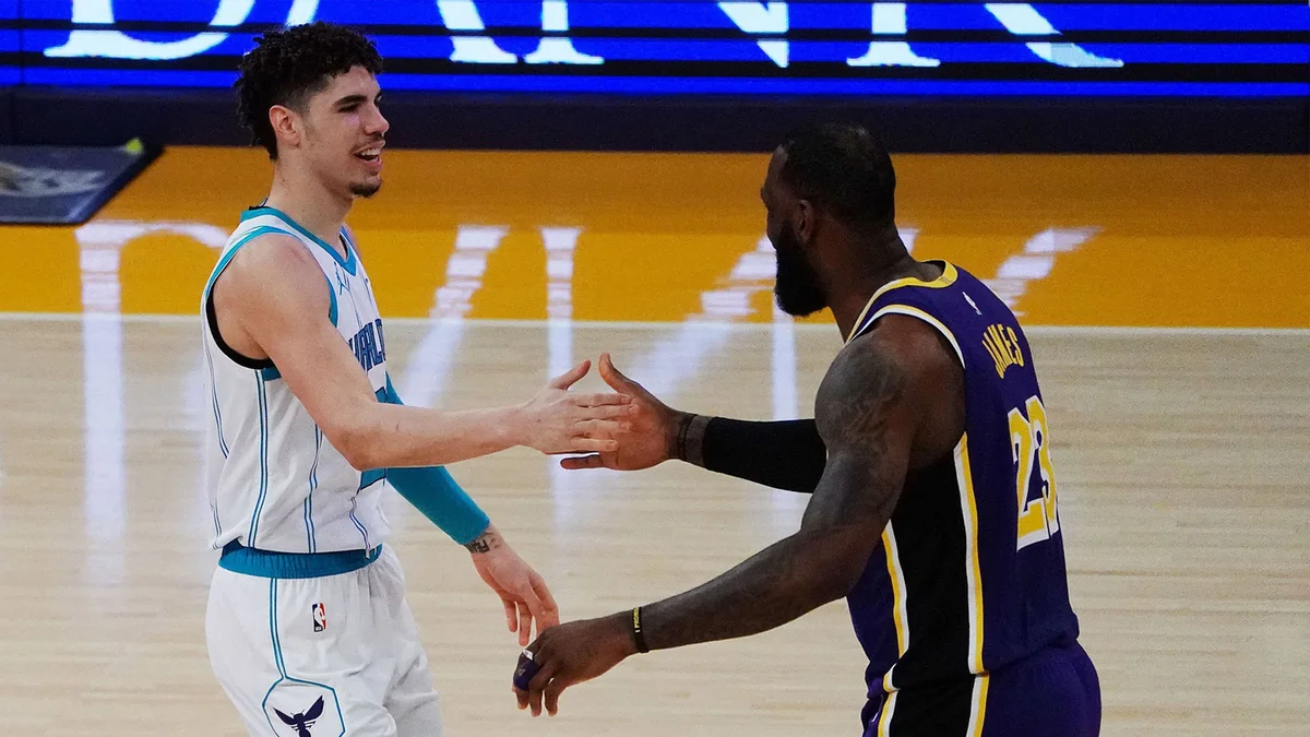 LaMelo Ball’s Deadpan Pitch to LeBron James Was Just Four Words