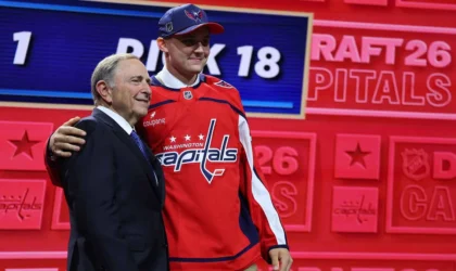 Washington’s top draft pick signs before ever playing an NHL game. That’s how confident they are.