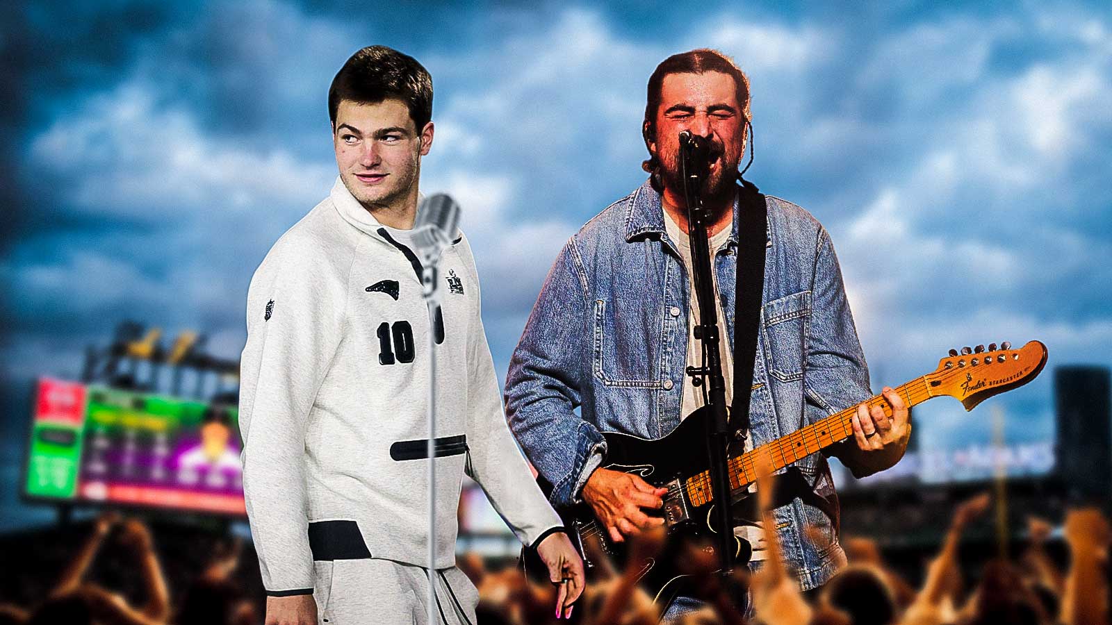Patriots QB Drake Maye Crashed Noah Kahan’s Fenway Show With a Surprise Phone Call