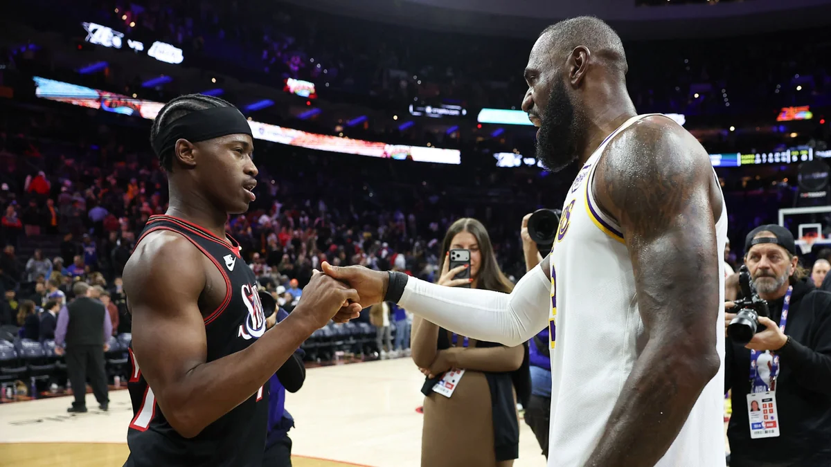 76ers rookie VJ Edgecombe turns into a fanboy talking about LeBron James free agency