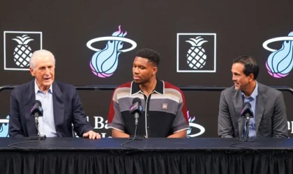 Pat Riley Got Giannis Antetokounmpo So Fired Up He Got Goosebumps on a Phone Call