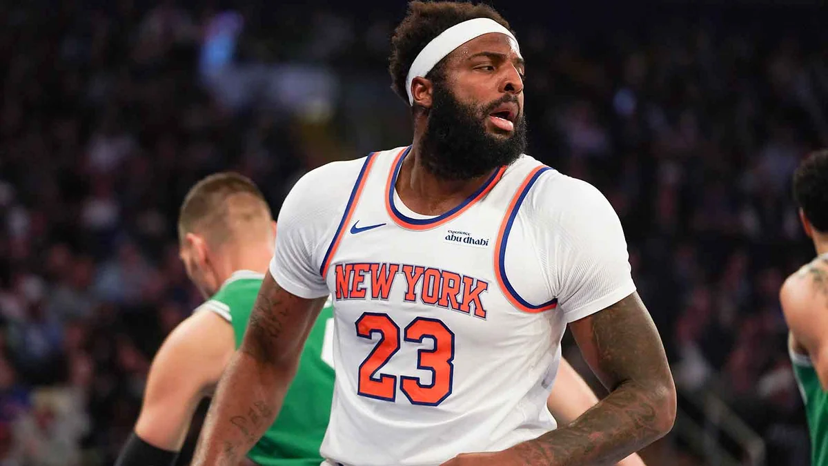 Knicks Fans Booed Mitchell Robinson for Signing a Celtics Jersey. He Signed It Anyway.