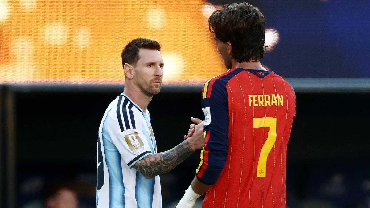 Ferran Torres Admits He Got Nervous Watching Messi Across the Field in World Cup Final