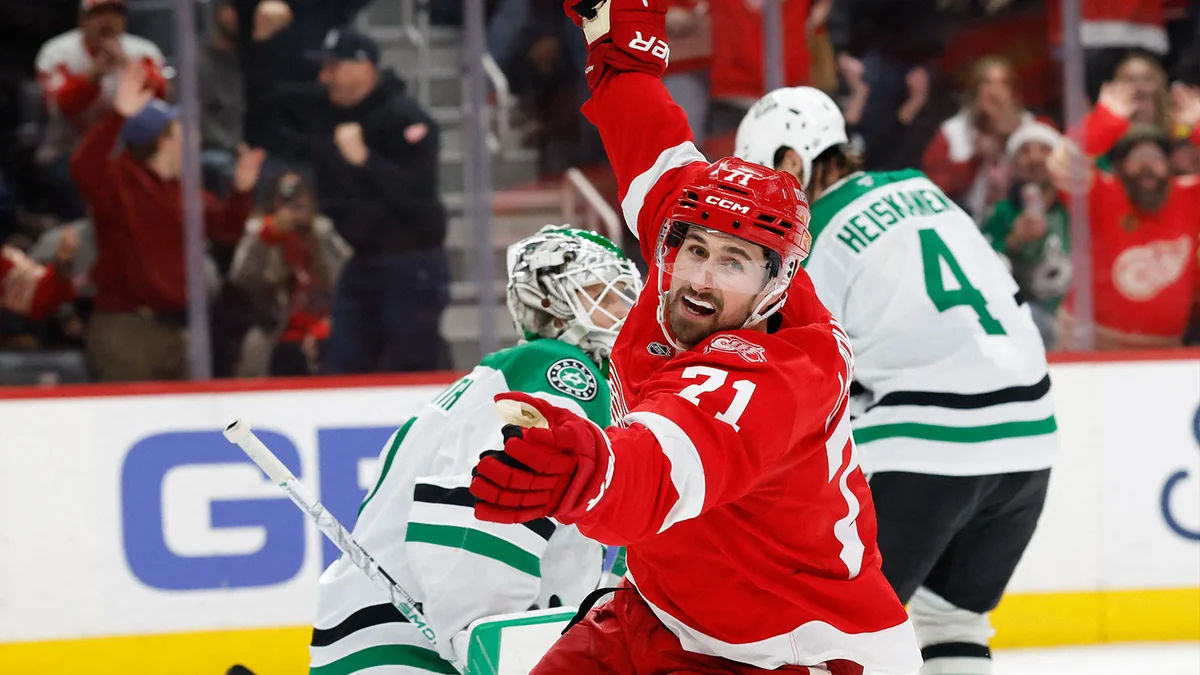 Dylan Larkin Added the Stars to His Trade List. Dallas Wants Nothing to Do With It.