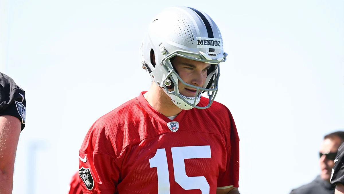 Raiders’ No. 1 pick Fernando Mendoza handled second-team reps and it already tells you something
