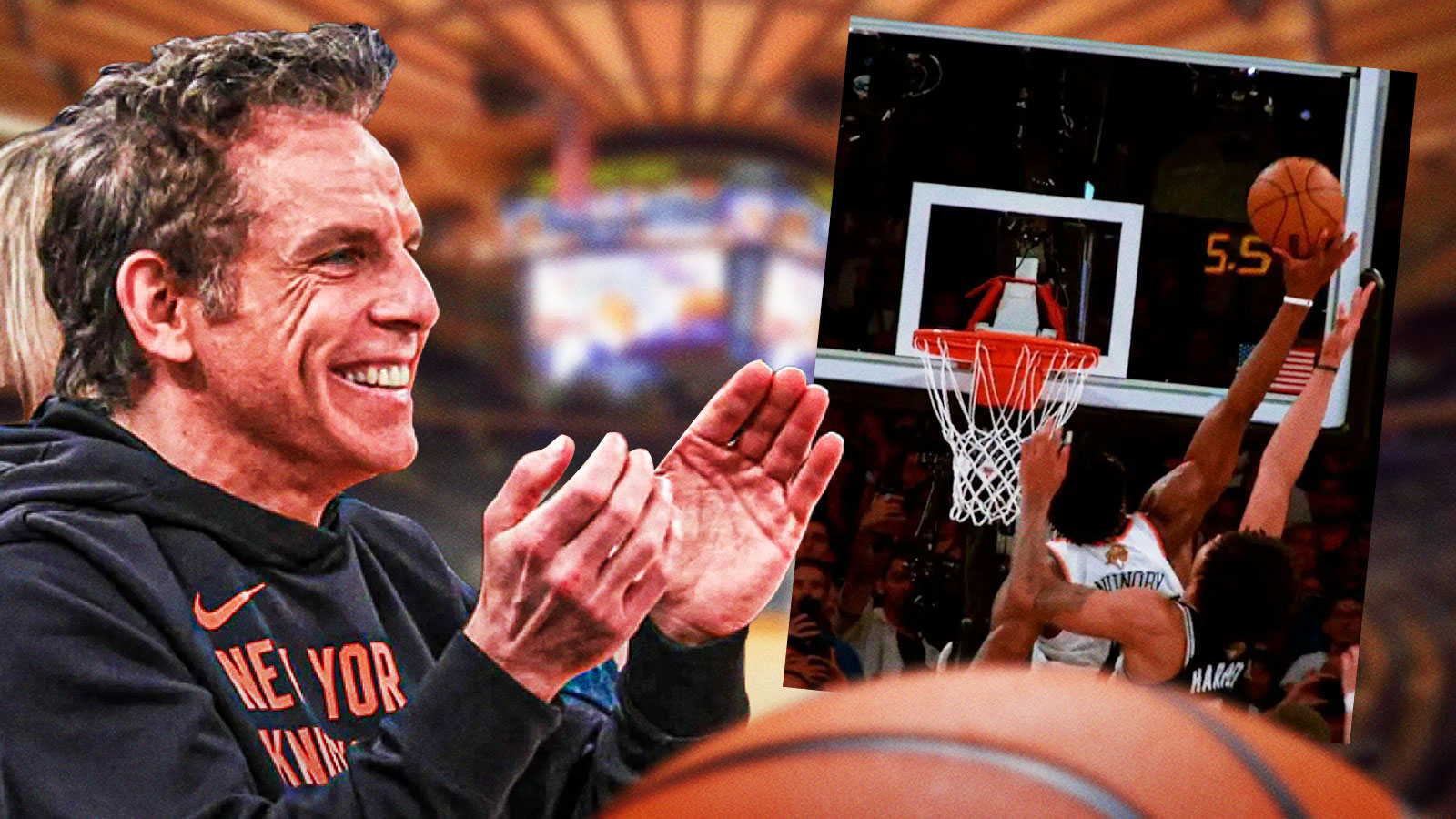 Ben Stiller Has a Simple Request for the Knicks After OG Anunoby’s Game Ball Disappeared From Auction