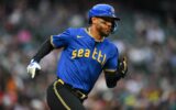 Julio Rodriguez Hit in Head on the Basepaths. Now He’s in Concussion Protocol.