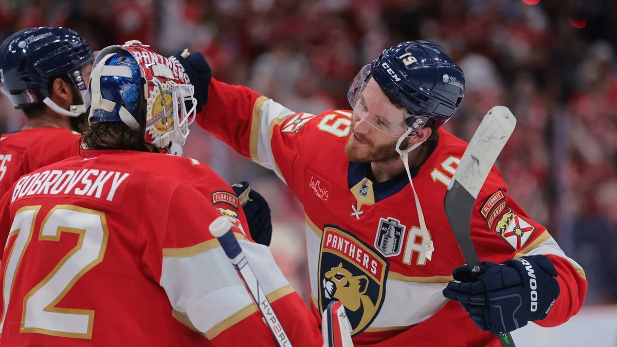 Matthew Tkachuk Calls Ex-Panther Sergei Bobrovsky the ‘Backbone’ of Two Cup Wins