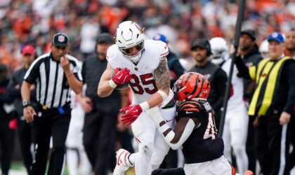 Cardinals’ Trey McBride Delivers Blunt One-Liner About Rookie Jeremiyah Love