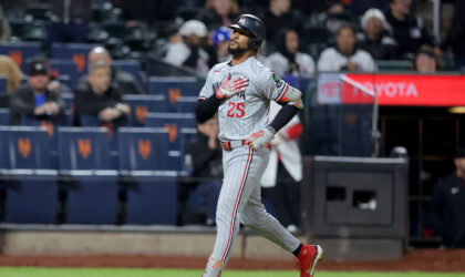 Byron Buxton’s 37-Game Stolen Base Streak Ends With an Injury Scare