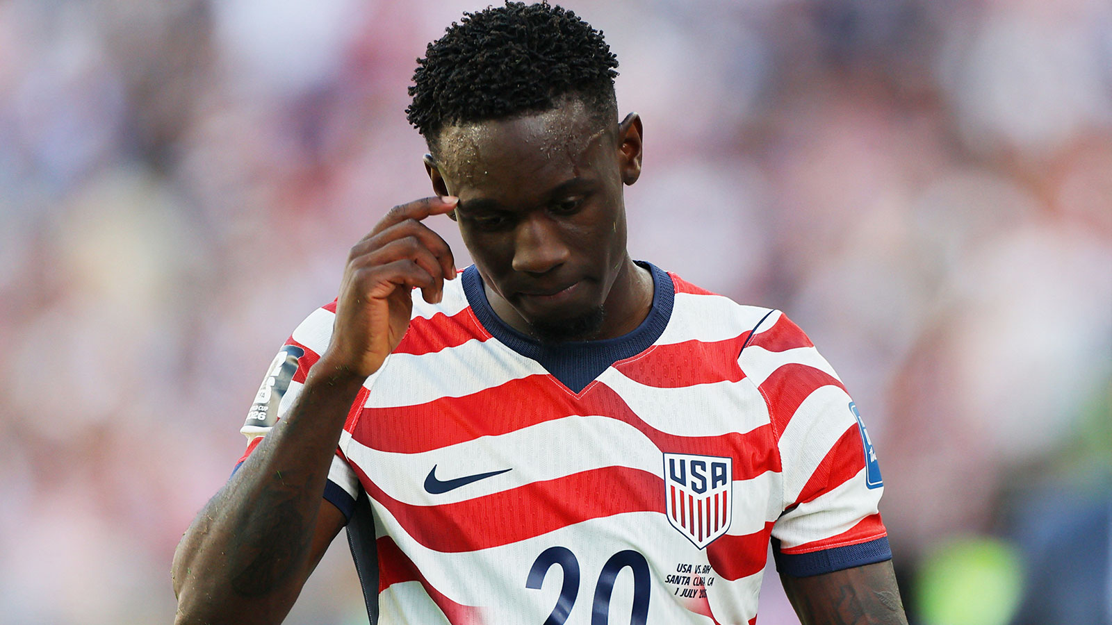 Trump Tweeted About Balogun’s Red Card. Now the FIFA Conspiracy Theories Are Everywhere.
