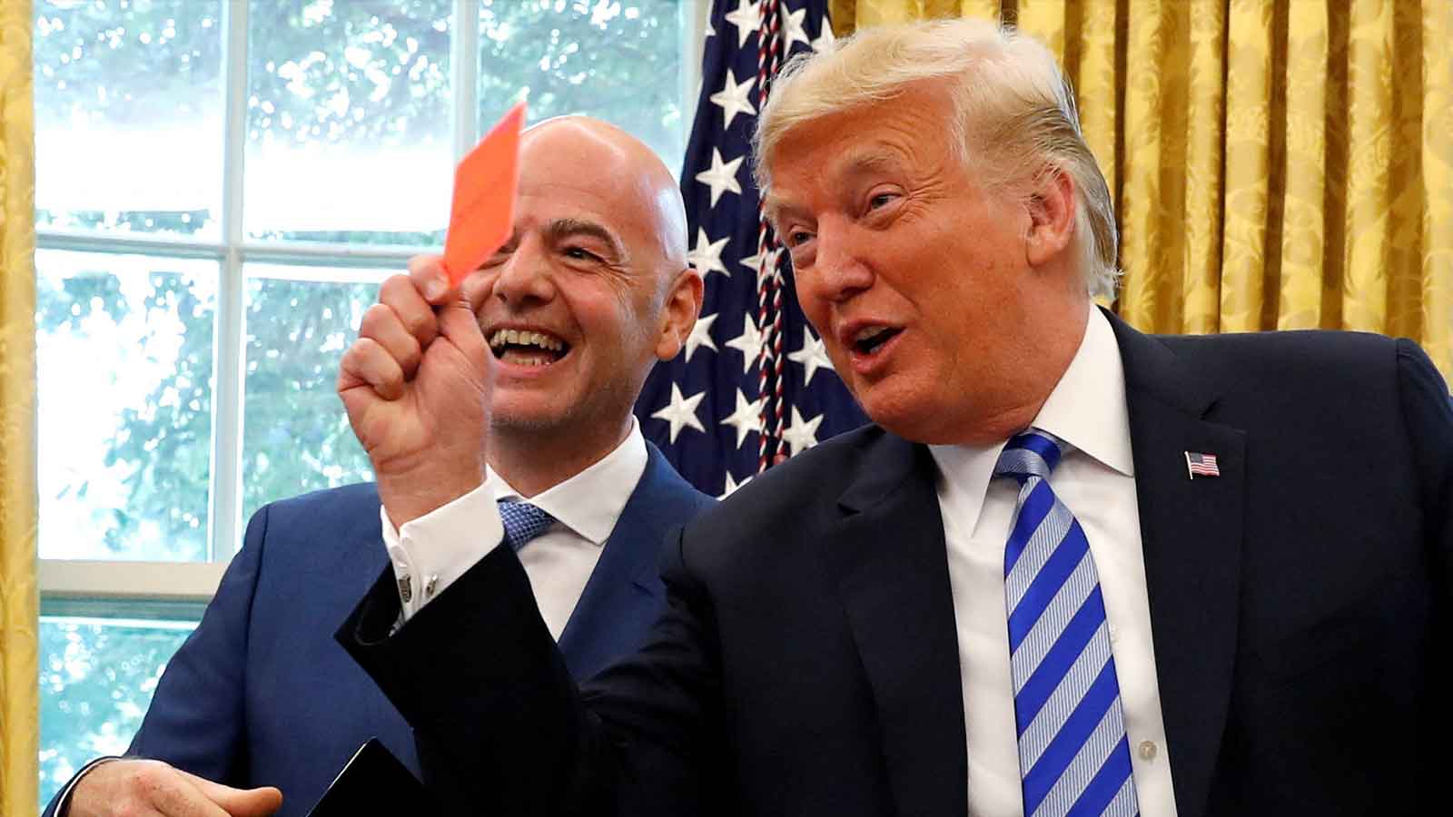 Trump Called FIFA’s Infantino About Balogun’s Red Card. The Timing Is Awkward.