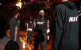 Bam Adebayo Courtside With Mike Tyson Days After Tyler Herro Incident