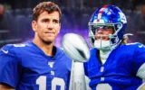 Eli Manning Reminds Jaxson Dart What a Chain Is Really Worth on Signed Card