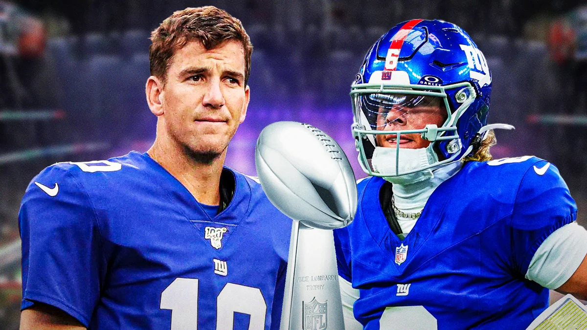 Eli Manning Reminds Jaxson Dart What a Chain Is Really Worth on Signed Card