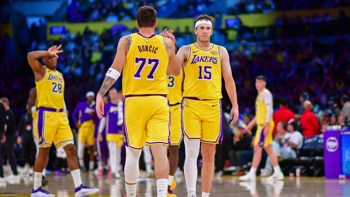 Austin Reaves says Luka Doncic texts him golf swing videos. Their Lakers future depends on more than that.