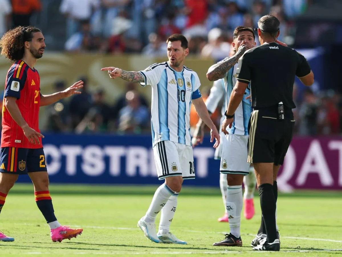 Messi Called Him a Baby for Trying to Get Cucurella Ejected in the World Cup Final