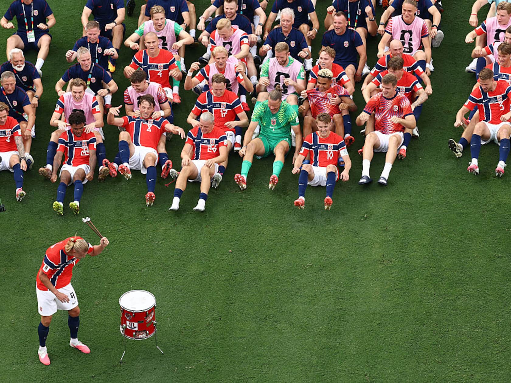Haaland Took the Drumsticks and Led a Viking Celebration. Norway Is Finally Back.